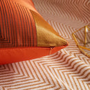 Axyaa Geometric Jacquard Square Cushion Cover 45x45 Polyester Throw Pillowcase