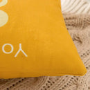 Axyaa Daisy Yellow Pillowcase Sofa Cover 30x50 40x60 Customizable Home Decor