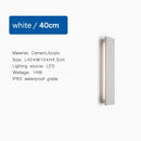 Axyaa LED Limestone Sconce Garden Light for Country Villa Balcony, Waterproof Porch Lamp