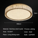 Axyaa Crystal LED Ceiling Lights for Modern Home Decor Lighting