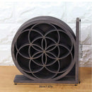 Axyaa Crystal Sun Moon Bookends: Heavy Duty Round Decorative Rack, Christmas Gift