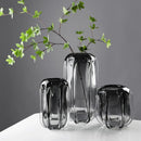 Axyaa Glass Vase Clear Thick Hydroponics Terrarium Home Decor Accessory