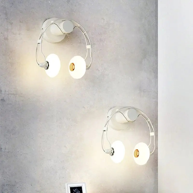 Axya LED Earphone Style Wall Lamp for Children's Room Decor