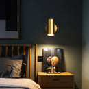 Axyaa Adjustable Gold Aluminum LED Wall Lamp for Bedroom, Bathroom, Corridor - Indoor Sconce Lighting