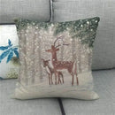 Easter Bunny Eggs Printed Pillow Covers 45x45cm - Axyaa Easter Decorations