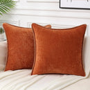 Luxury Chenille Velvet Cushion Cover for Elegant Living Room Decor by Axyaa