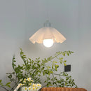 Axyaa White Flower Pendant Light for Kitchen & Hallway, E27 Base Fixture