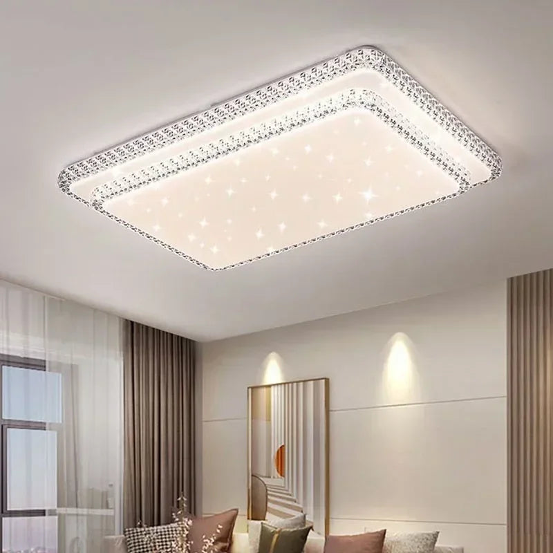 Axya LED Ceiling Chandelier for Home Decor - Modern Acrylic Fixture for Bedroom, Living & Dining Room