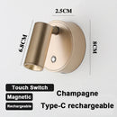 Axyaa Rechargeable LED Spot Wall Lamp with Touch Switch and Rotatable Magnetic Design
