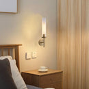 Axyaa Copper Glass Wall Light E27 for Bedroom Parlor Aisle Bathroom Sconce