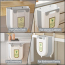 Axyaa Collapsible Hanging Kitchen Trash Can | Compact Waste Bin for Under Sink