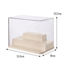 Axyaa Acrylic Display Rack for Action Figures & Dolls - Transparent & Dustproof