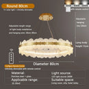 Axyaa Glass Art Chandelier for Living Room, Bedroom, Dining Room, and Hotel Villa