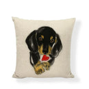Axyaa Cute Animal Painted Cushion Covers for Home Decor and Gifts