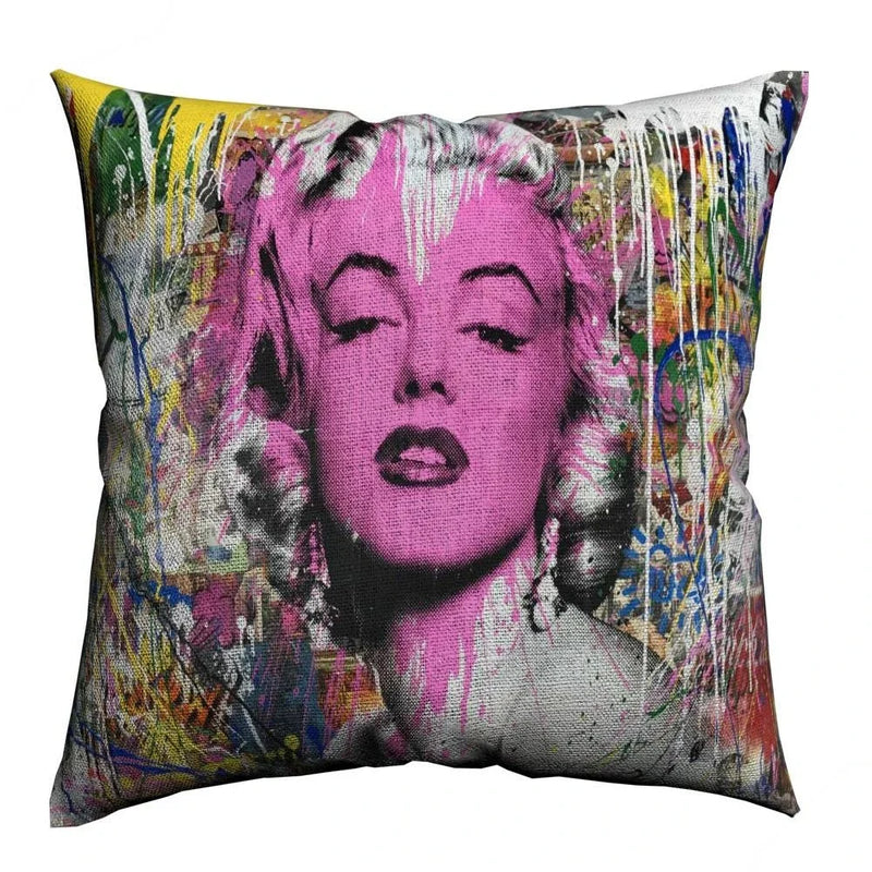 Banksy Street Art Pillowcase Cover 45x45cm - Axyaa Home Decor
