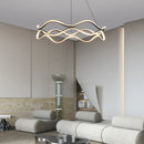 Axyaa Nordic LED Chandelier for Living & Dining Room, Irregular Ceiling Lighting & Decoration