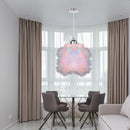 Nordic Feather Pendant Light Chandelier by Axya - Colorful LED Fixture for Living Room
