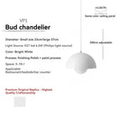 Axyaa Flower Bud Pendant Light: Nordic Design for Bedroom, Bar, or Restaurant