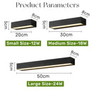 Axyaa Modern LED Outdoor Wall Sconce Waterproof Aluminum Garden Wall Lights AC90-260V