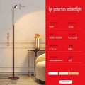 Axyaa Nordic Red Cob Floor Lamp: Height & Angle Adjustable, Eye-Friendly Ambient Lighting