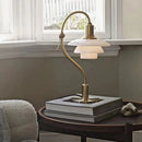 Axyaa LED Glass Table Light Bauhaus Style 3-Layer Lampshade for Study and Bedroom