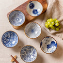 Axya Japanese Ceramic Bowl Set for Cereal, Salad, Snacks, Microwave Safe, Gift Box