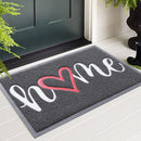Axyaa Indoor Outdoor Non-Slip Doormat with Cute Letters for Front Door & Garden
