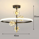 Axyaa Modern LED Pendant Chandelier for Dining Room Lighting