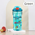 Axyaa Kids Cartoon Straw Cup 550ML - Anti-falling Portable Water Bottle
