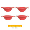 Axyaa Wave Shaped Salad Bowl Saucer, Cream Color, Dishwasher Safe