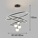Axyaa Modern Pendant Lights LED Chandelier for Stylish Dining Room Lighting
