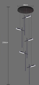 Axyaa Modern Indoor Pendant Lights LED Chandelier Decorative Ceiling Lamp