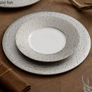 Axya Ceramic Dinner Plate Set - Restaurant Steak Dessert Pasta Soup Tableware