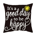 Axyaa Blue & White Daisy Cushion Cover: Elegant Home Decor for Living Room & Sofa