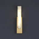 Axyaa Marble Resin Wall Lamp: Minimalist Sconce for Living Room, Bedroom, Aisle, Hotel