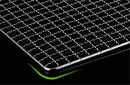 Axya Stainless Steel BBQ Grille Net with Wave Holes - Nonstick Metal Squares