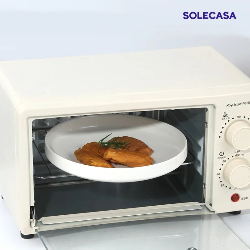 Axyaa White Porcelain Dinnerware Set: Bowls & Plates, Scratch Resistant, Ideal for Meals