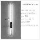 Axyaa Black Gold LED Wall Lamp Modern Strip Ceiling Light for Home Lighting