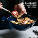 Axyaa Ocean Style Dim Sum Plate: Creative Tableware for Salad and Household Dishes