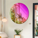 Axyaa Rainbow Iridescent Accent Mirror for Living Room and Bedroom