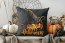 Axyaa Colorful Fall Forest Ghosts Pillow Cover for Sofa, Bedroom, Car