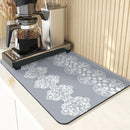Axyaa Stripe Print Kitchen Drying Mat - Stylish & Absorbent Bar Decoration and Mouse Pad