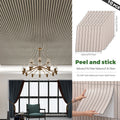 Axyaa 3D Stereo Self-Adhesive Grille Wall Stickers - 10 Pieces | 40*40 cm Square Sheets