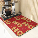 Axyaa Snowman Silicone Placemats for Festive Dining