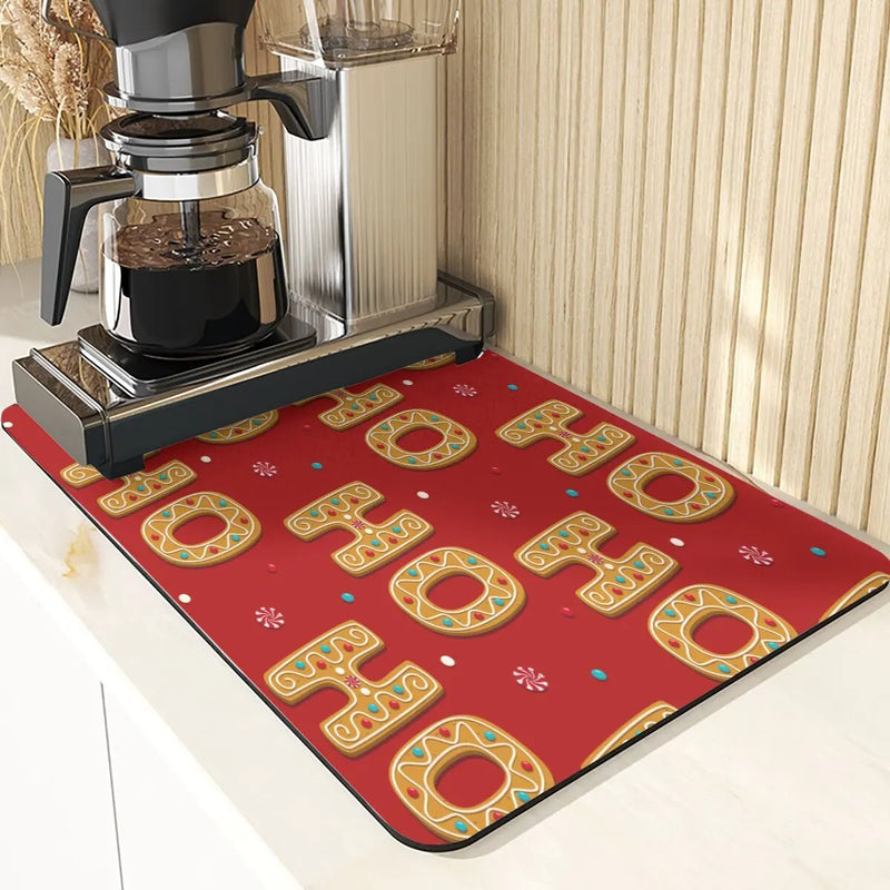 Axyaa Snowman Silicone Placemats for Festive Dining