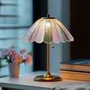 Axyaa French Medieval Butterfly Dream Glass Table Lamp LED E27 Romantic Atmosphere Desk Light