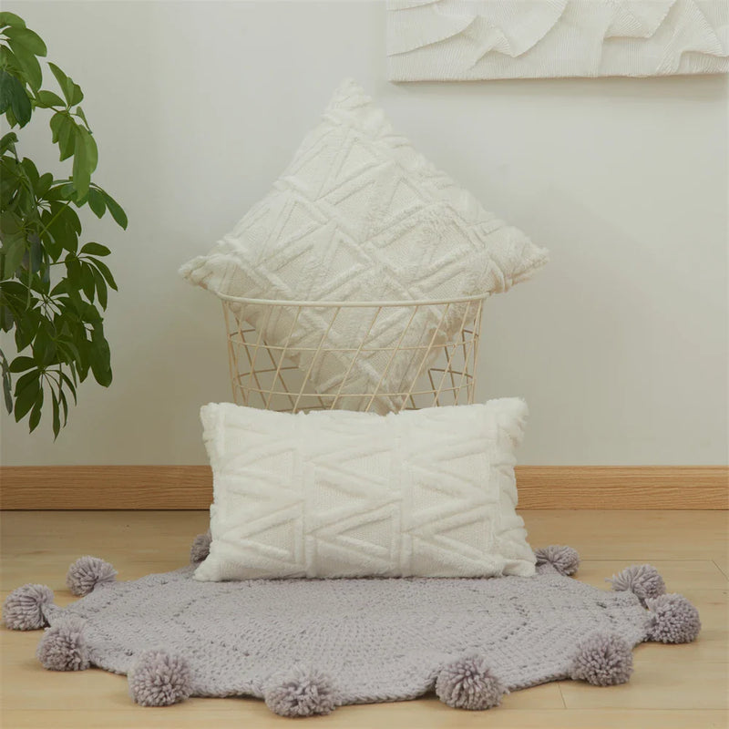Axyaa Soft Plush Cushion Cover Set for Autumn Home Decor