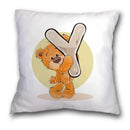 Axyaa Cartoon Bear Pillowcase - Decorative Cushion Cover for Sofa or Children's Room