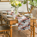 Axyaa Mountain Plum Blossom Table Runner - Elegant Kitchen & Dining Table Decoration