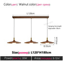 Axyaa Retro LED Pendant Light for Dining, Bar & Bedroom in Walnut Color
